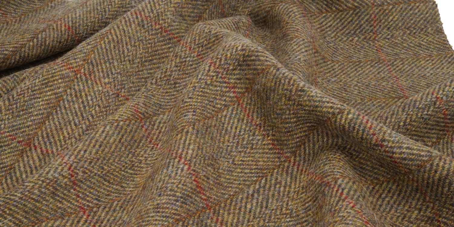 Herringbone & Overchecks – Harris Tweed Isle of Harris
