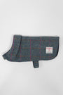 Harris Tweed Cosy Dog Coat Turquoise Herringbone Prices From