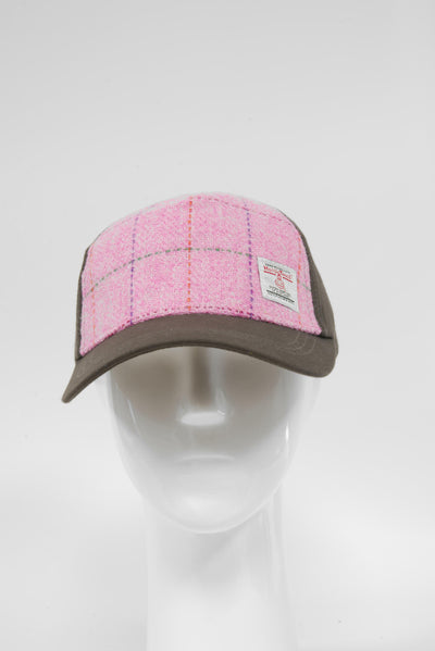 Harris Tweed Baseball Cap - Pink w/OC (GA)