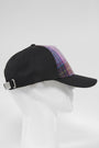Harris Tweed Baseball Cap Lilac Purple Check (GA)