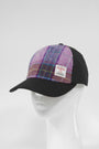 Harris Tweed Baseball Cap Lilac Purple Check (GA)