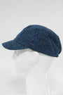 Harris Tweed Cadet Cap Peacock Blue (HH)