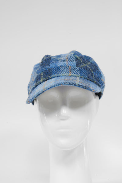 Harris Tweed Cadet Cap - Blue Pastels (HH)
