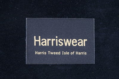 Harris Tweed Scalpay Bag - A0207 (Black Leather)