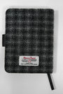 Harris Tweed Address Book Grey Black Check