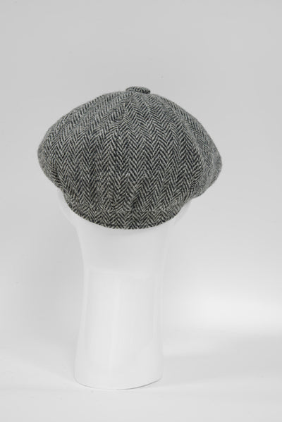 Harris Tweed 8 Piece Flat Cap - HB1 (GA)