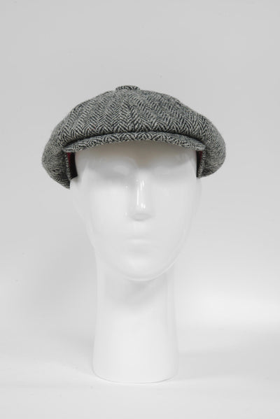 Harris Tweed 8 Piece Flat Cap - HB1 (GA)