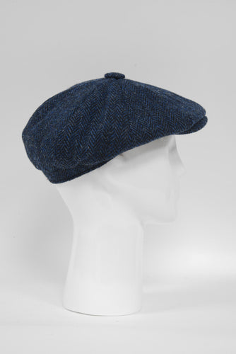 Harris Tweed 8 Piece Flat Cap - HB104 (GA)