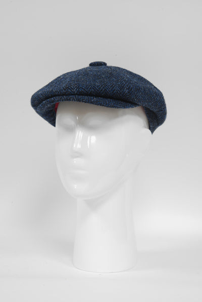 Harris Tweed 8 Piece Flat Cap - HB104 (GA)