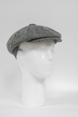Harris Tweed 8 Piece Flat Cap - HB1 (GA)