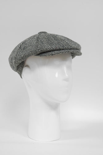 Harris Tweed 8 Piece Flat Cap - HB1 (GA)