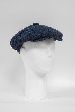Harris Tweed 8 Piece Flat Cap - HB104 (GA)