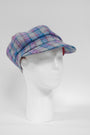 Harris Tweed Baker Boy Hat Grey/Purple Multi (GA)