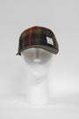 Harris Tweed Baseball Cap Rust Check (GA)