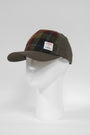 Harris Tweed Baseball Cap Rust Check (GA)