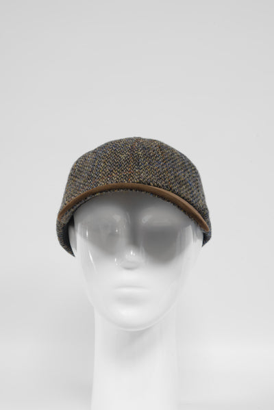 Harris Tweed Baseball Cap Glencairn Grey (HH)