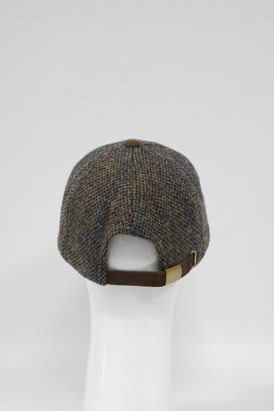 Harris Tweed Baseball Cap Glencairn Grey (HH)