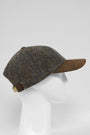 Harris Tweed Baseball Cap Glencairn Grey (HH)