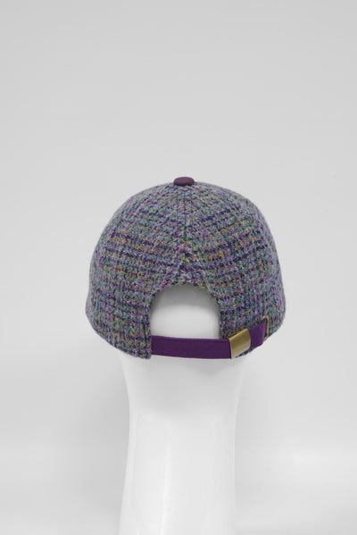 Harris Tweed Baseball Cap Thistle (HH)