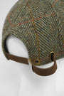 Harris Tweed Baseball Cap Sage/Wine/Gold (HH)
