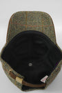 Harris Tweed Baseball Cap Sage/Wine/Gold (HH)