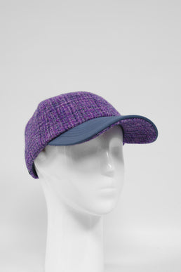 Harris Tweed Baseball Cap Lavender (HH)