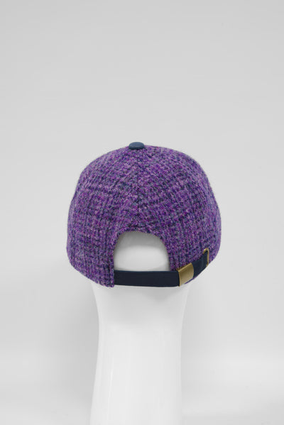 Harris Tweed Baseball Cap Lavender (HH)
