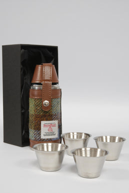 Harris Tweed Hunting Flask A017