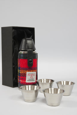 Harris Tweed Hunting Flask A0217