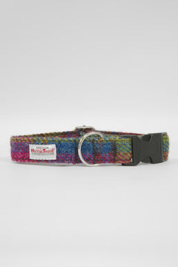 Harris Tweed Dog Collar A0195 (Clip)