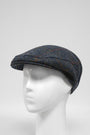 Harris Tweed Flat Cap Blue Multi (HW)