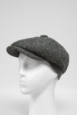 Harris Tweed 8 Piece Flat Cap HB64