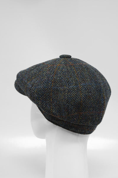 Harris Tweed 8 Piece Flat Cap HB80
