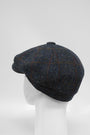 Harris Tweed 8 Piece Flat Cap Blue Multi