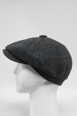Harris Tweed 8 Piece Flat Cap HB80