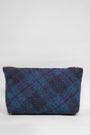 Harris Tweed Toiletries Bag A0174 (C) (Tan Leather)