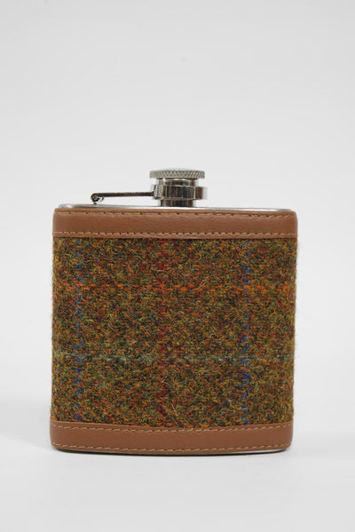 Harris Tweed Hip Flask A0116