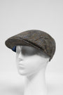 Harris Tweed Flat Cap Grey BC w/Overcheck (HH)