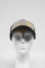 Harris Tweed Baseball Cap Muted Lilac/Green Check (GA)