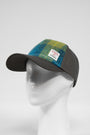 Harris Tweed Baseball Cap Sea Blue/Green Check (GA)