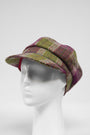 Harris Tweed Baker Boy Hat Heather Check (GA)