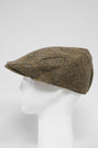 Harris Tweed Flat Cap Green Brown HB HH