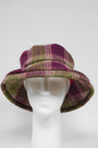 Harris Tweed Ladies Brimmed Hat Heather Check (GA)