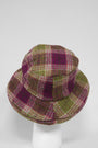 Harris Tweed Ladies Brimmed Hat Heather Check (GA)