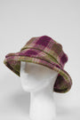 Harris Tweed Ladies Brimmed Hat Heather Check (GA)