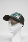 Harris Tweed Baseball Cap Duck Egg/Cream Check (GA)