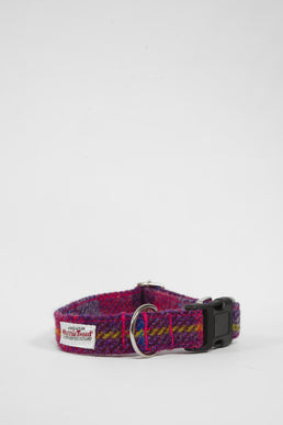 Harris Tweed Dog Collar A088 (Clip)