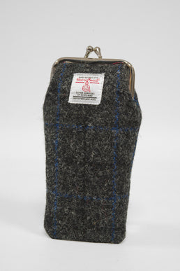 Harris Tweed Spectacle Case GreyWindowpane