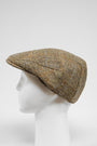 Harris Tweed Flat Cap Bracken Herringbone (HW)