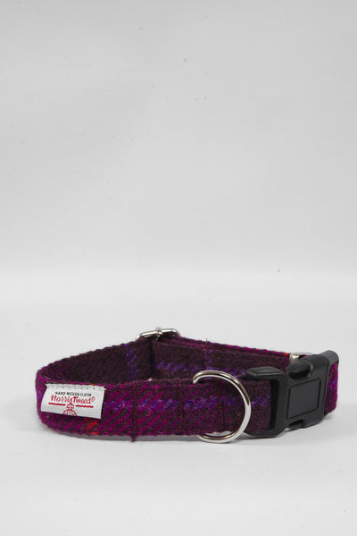 Harris Tweed Dog Collar A032 (Clip)